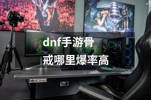 dnf手游骨戒哪里爆率高-第1张-游戏资讯-神采网