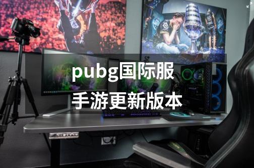 pubg国际服手游更新版本-第1张-游戏资讯-神采网